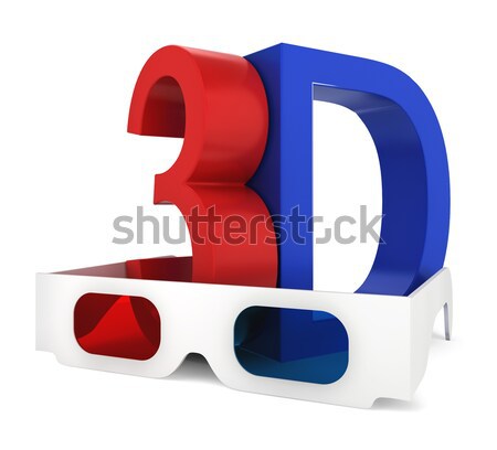 3d glasses Stock photo © montego