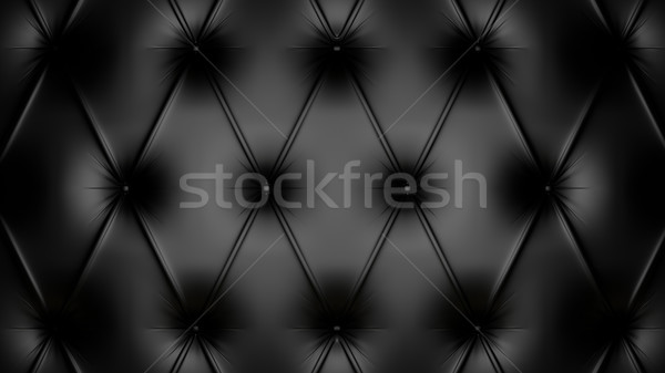 Rendering 3d pelle pattern muro moda nero Foto d'archivio © montego