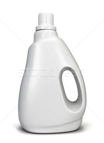 Detergente illustrazione 3d isolato bianco sfondo bagno Foto d'archivio © montego