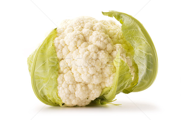 Stock photo: Cauliflower isolated on white