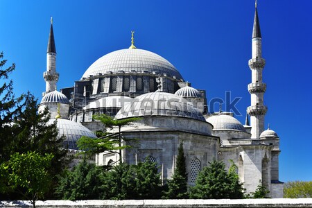 Stock photo: Sultan Ahmed Mosque or Blue Mosque in Istanbul, Turkey