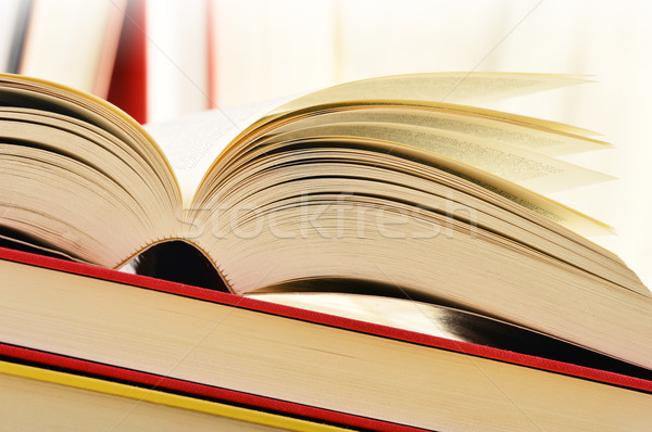 книгах таблице школы образование Дать учитель Сток-фото © monticelllo
