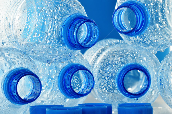 пусто пластиковых бутылок минеральный минеральная вода воды Сток-фото © monticelllo