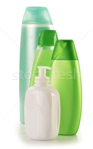 Plastica bottiglie corpo care prodotti di bellezza salute Foto d'archivio © monticelllo