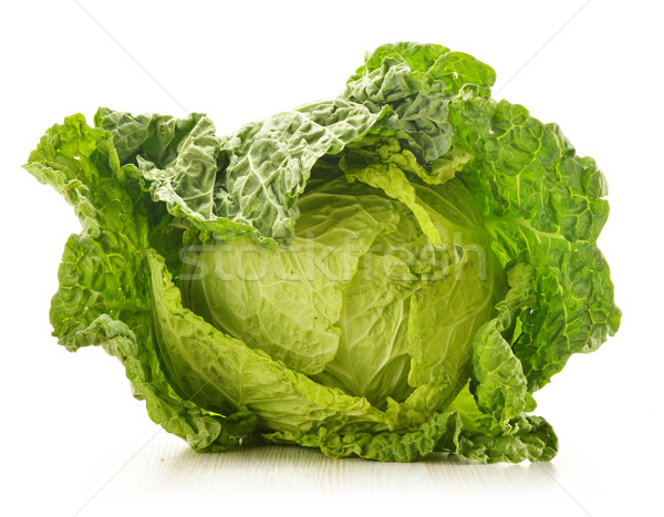 孤立    白    健康    购物 / fresh cabbage isolated on white
