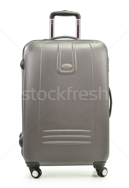 Large polycarboante suitcase isolated on white Stock photo © monticelllo