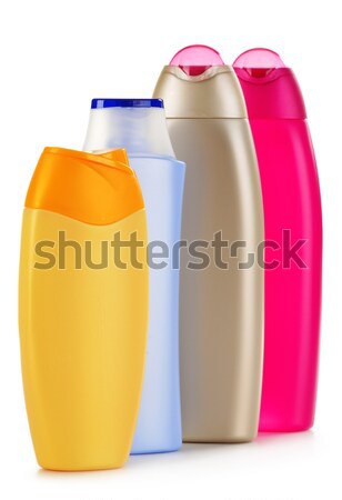 Plastica bottiglie corpo care prodotti di bellezza salute Foto d'archivio © monticelllo