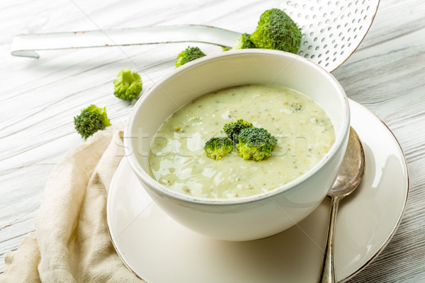 新鮮な ブロッコリー スープ 食品 緑 食事 ストックフォト © Moradoheath
