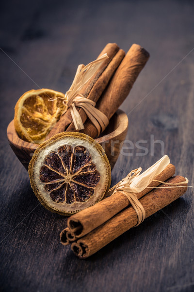 cinnamon sticks Stock photo © Moradoheath