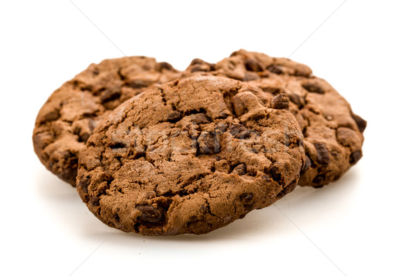 Cookies isolé blanche fond fraîches sweet [[stock_photo]] © Moradoheath