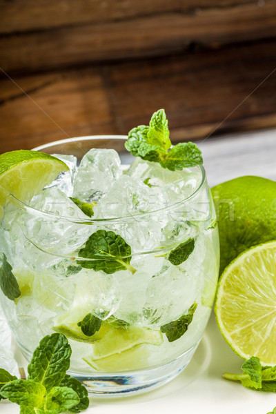 Mojito with Fresh Mint Stock photo © Moradoheath