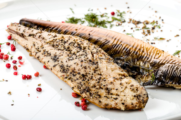 smoked mackerel Stock photo © Moradoheath