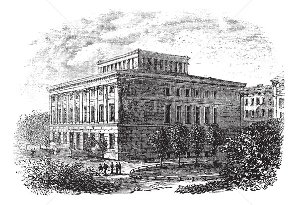 University of Halle-Wittenberg vintage engraving Stock photo © Morphart