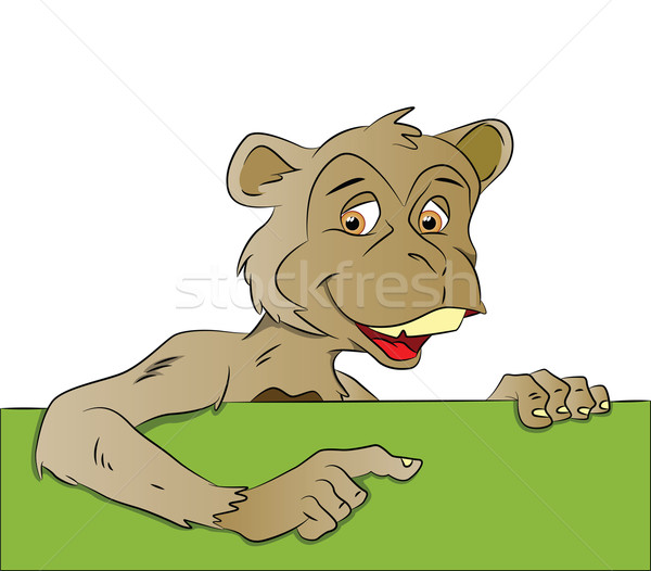 Vettore Scimmia Punta Banner Colorato Divertimento Illustrazione Vettoriale C Patrick Guenette Morphart 6258910 Stockfresh
