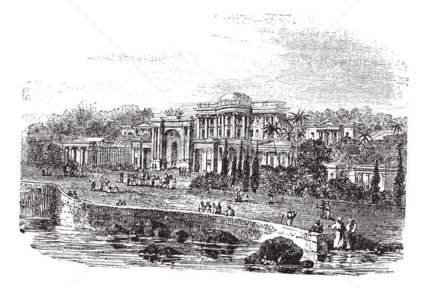 British Residency or Koti Residency in Hyderabad India vintage e Stock photo © Morphart