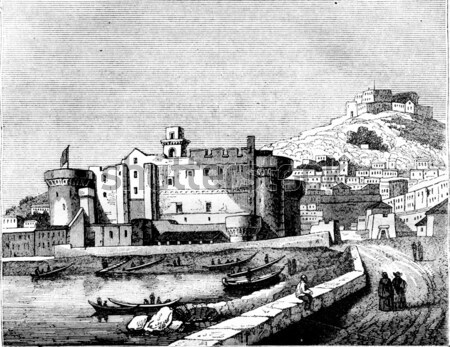 Bassano del Grappa, in Veneto, Italy, during the 1890s, vintage  Stock photo © Morphart