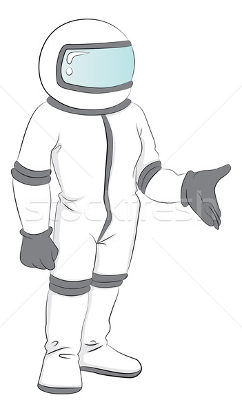 Vector of astronaut. Stock photo © Morphart
