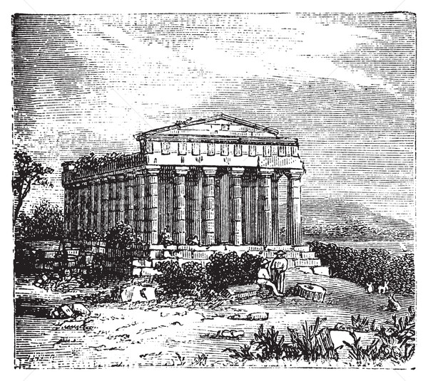 Temple of Concord, Templum Concordiae, in Agrigente, Rome, Italy Stock photo © Morphart