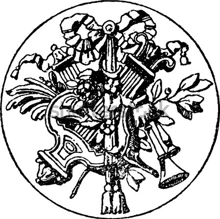 Celtic projektu linie dwa dove ptaków Zdjęcia stock © Morphart