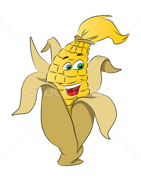 Corn on a Cob, illustration Stock photo © Morphart