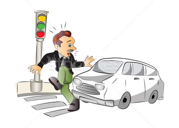 Road Safety, illustration Stock photo © Morphart
