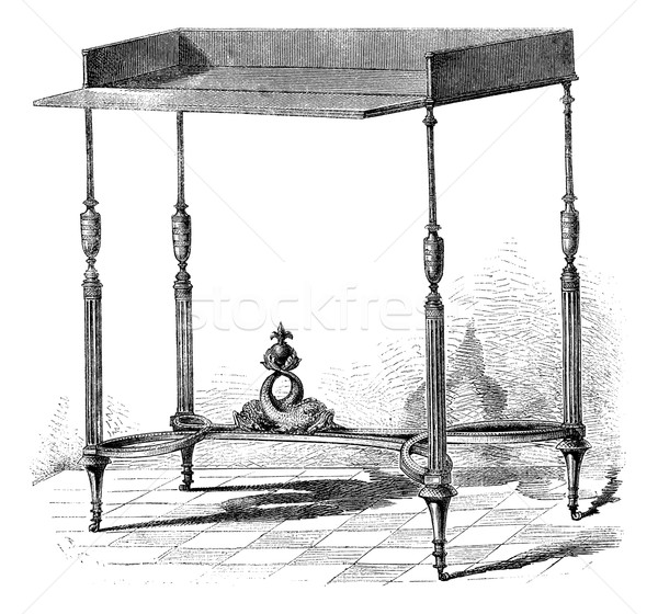 Collection of Mr Double. - Table supposed to have belonged to th Stock photo © Morphart