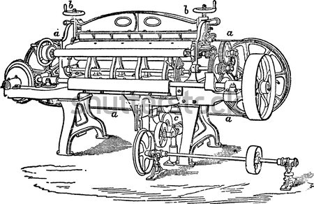 Tun epocă vechi gravate ilustrare Imagine de stoc © Morphart