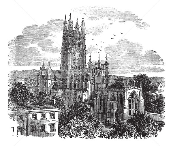 Catedrală biserică Anglia epocă Imagine de stoc © Morphart