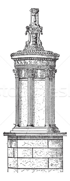 Rotunda, vintage engraving. Stock photo © Morphart