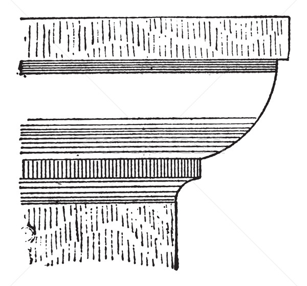Quadrant, vintage engraving Stock photo © Morphart