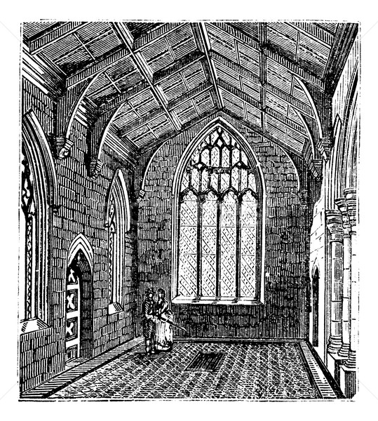 Cotton Chapel, Saint Botolph's Church vintage engraving Stock photo © Morphart