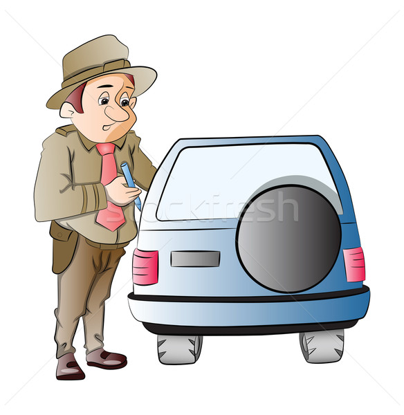 Highway Patrol, illustration Stock photo © Morphart