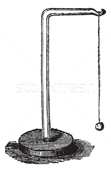 Electric Pendulum, vintage engraving Stock photo © Morphart