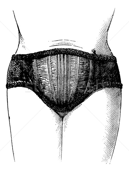 Abdominale élastique tissu anglais vue [[stock_photo]] © Morphart