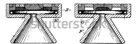 [[stock_photo]]: Marteau · vintage · gravure · gravé · illustration · dictionnaire