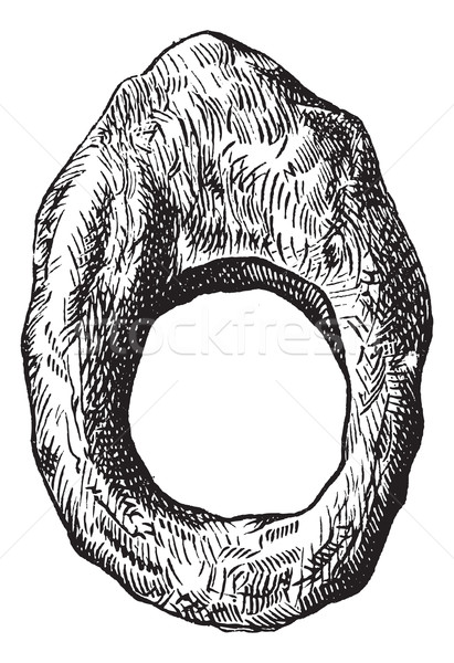 Finger ring of roman period vintage engraving Stock photo © Morphart