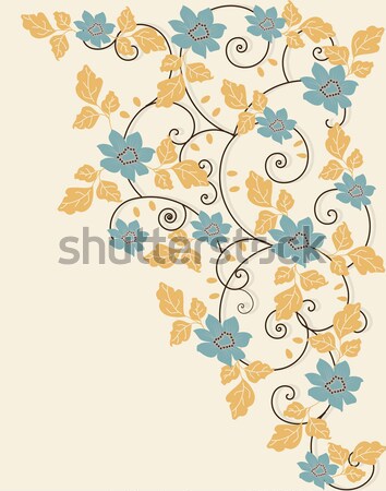 Spring floral background with place for text Stock photo © Morphart