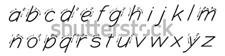 Signature of Francois-Marie Arouet or Voltaire  (1694-1778), vin Stock photo © Morphart
