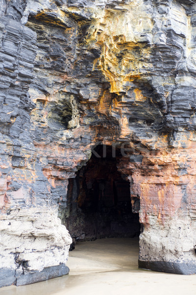 Stok fotoğraf: Mağara · giriş · plaj · su · doğa · deniz