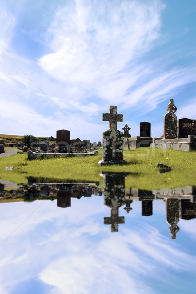 Stock photo: irish graveyard 7