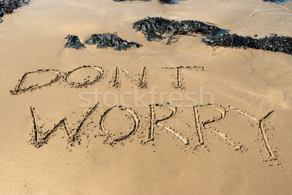dont worry Stock photo © morrbyte