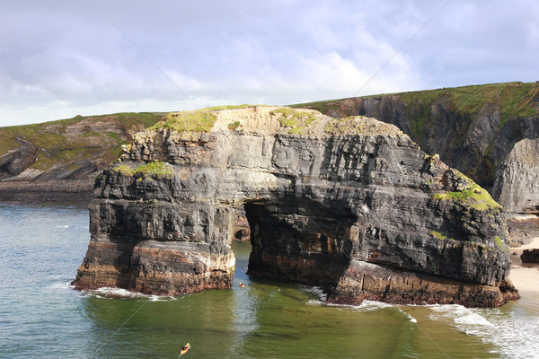 Virgen rock Irlanda deporte naturaleza belleza Foto stock © morrbyte