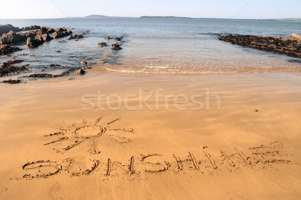 sunshine sands Stock photo © morrbyte