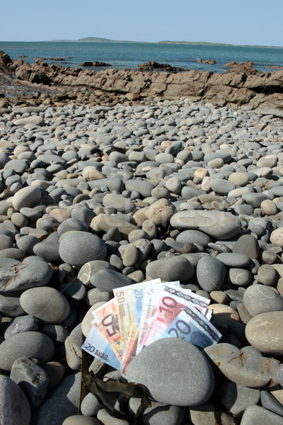 отпуск расходы европейский деньги пляж праздник Сток-фото © morrbyte