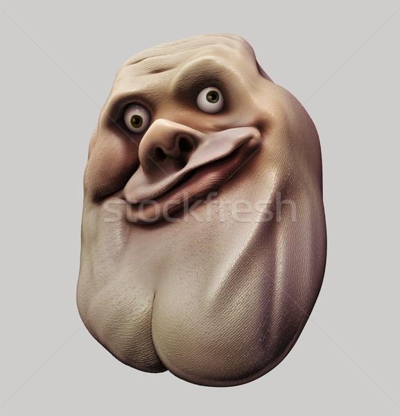 Trollface. Internet troll 3d illustration Stock photo © motttive