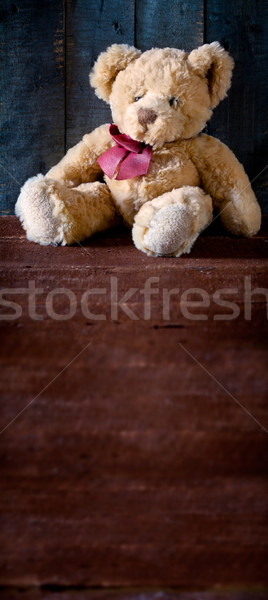 Cute Teddy Bear Bookmark Stock photo © mpessaris