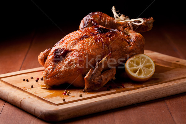 Kurczaka cząber obiedzie mięsa Zdjęcia stock © mpessaris