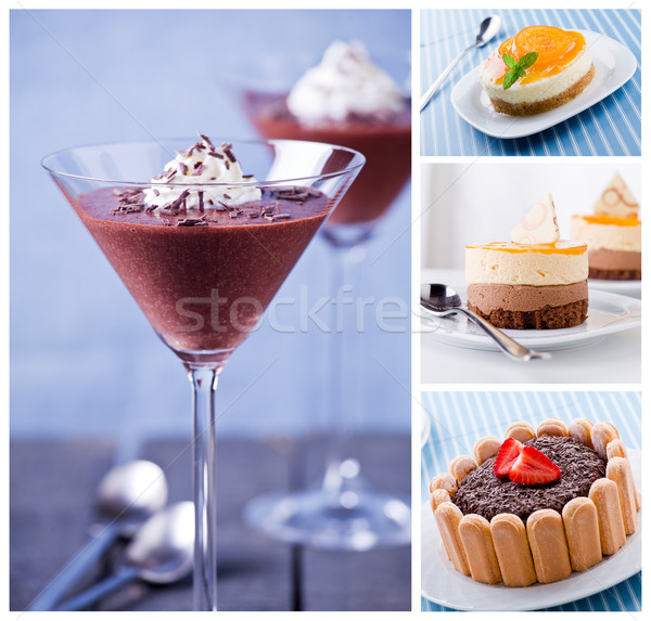 Dessert Collage Stock photo © mpessaris