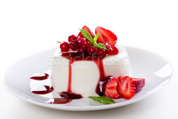 Tasty Panna Cotta Stock photo © mpessaris