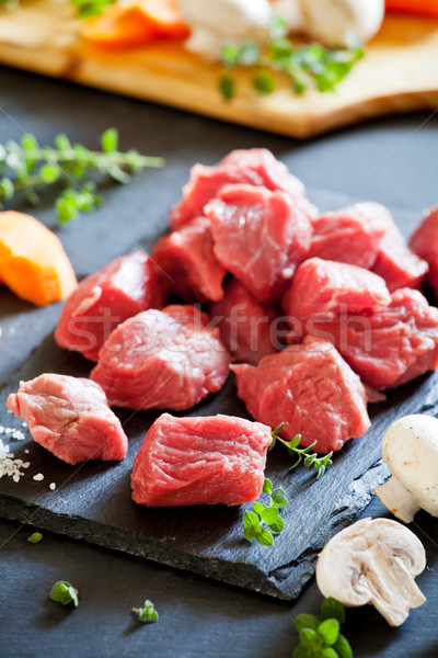 Boeuf Bourguignon Ingredients Stock photo © mpessaris